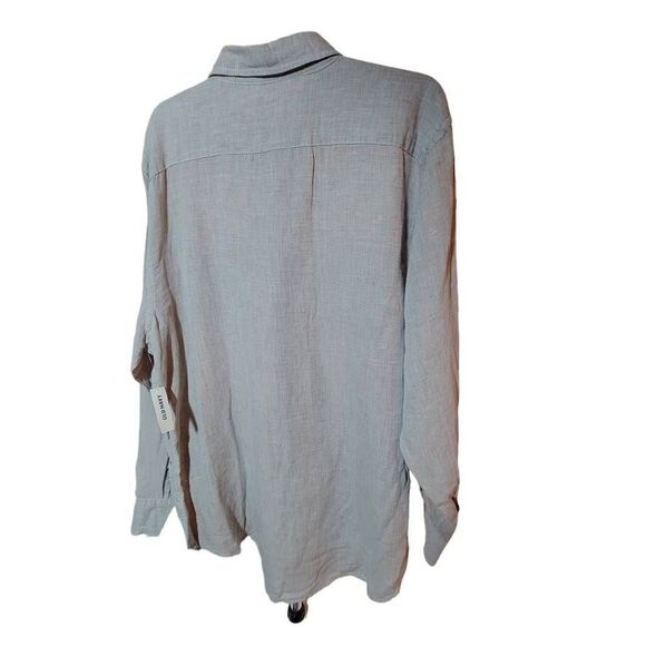 New Old Navy XL Gray Long Sleeve Button Down Shirts. NWT - Picture 3 of 3
